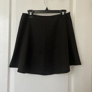 Women's Black A-line mini skirt Size M